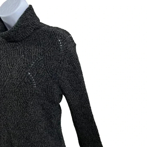 Sundance S Womens Cowl Neck Ribbed Dimensions Sweater Knit Cotton Silk Blend - Picture 5 of 16